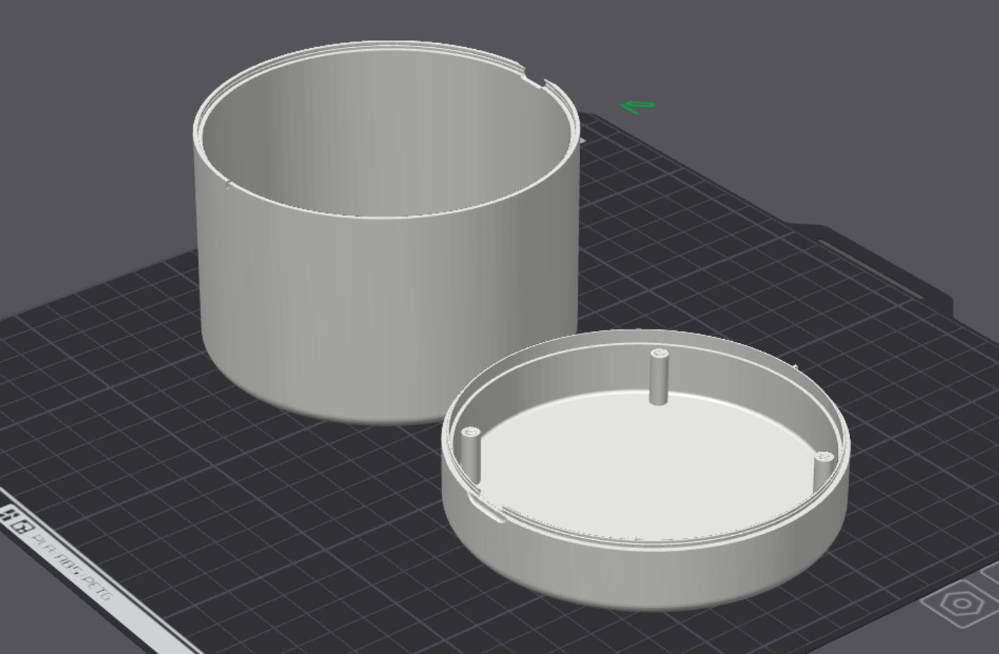 Base enclosure interior